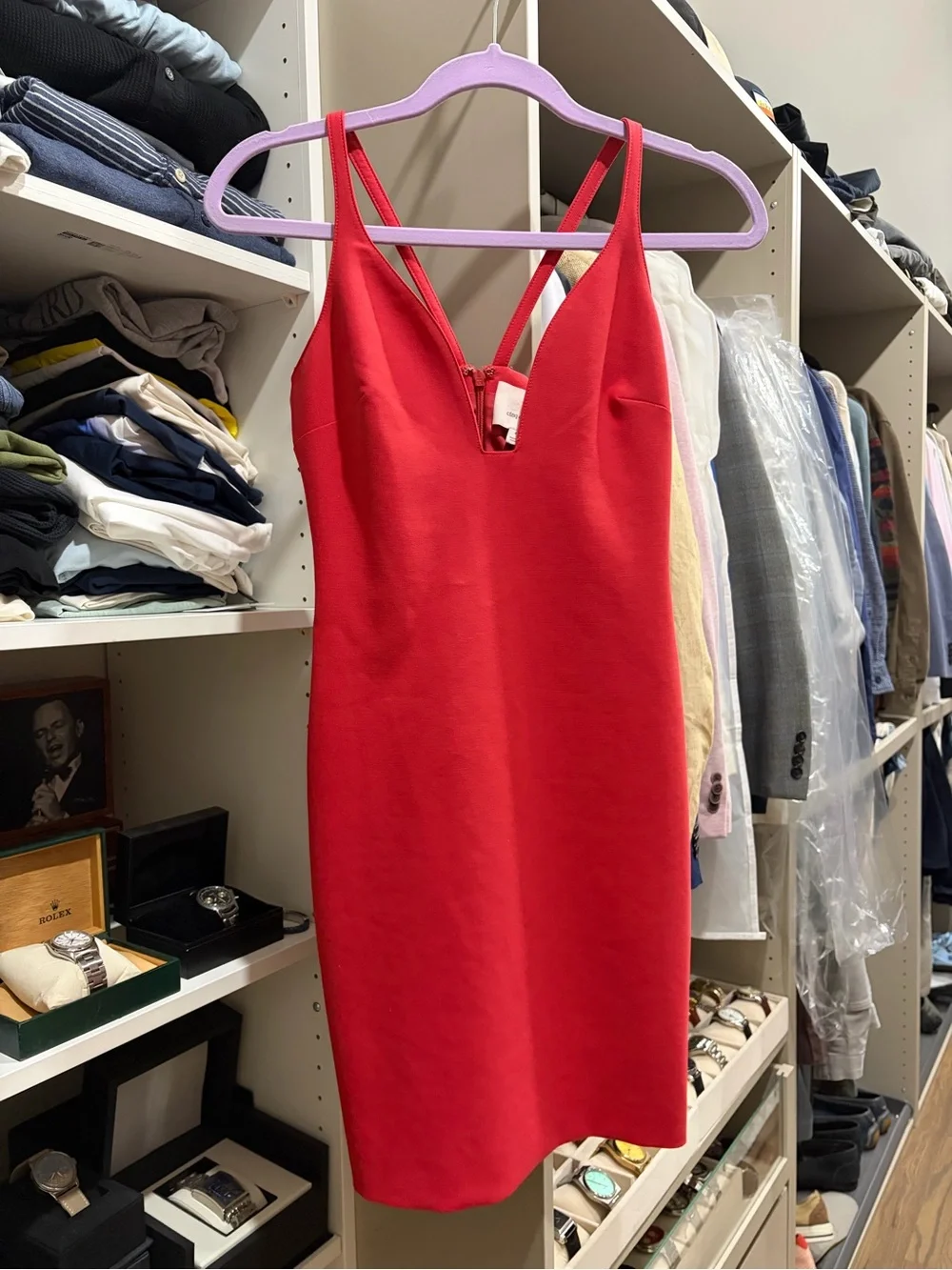 cinq à sept Plunging V-Neck Mini Dress - Picture 1 of 4